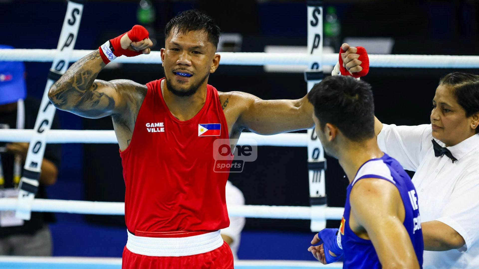 Eumir Marcial scores TKO win to enter gold medal round of SEA Games 2025
